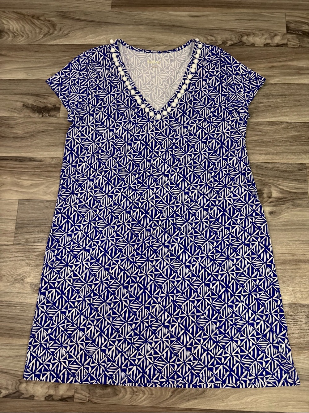 NWT Lilly Pulitzer Etta Dress in Corsica Blue Easy Peasy Size XL